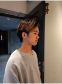 グラデーションカラーハンサムショート