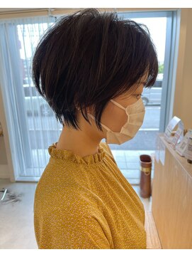 トリート 津田沼店(TREAT) 前下がりショート×ブラウンベージュ