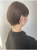 耳にかけても可愛いフォルム＊丸みショート【川越】