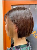 【切りっぱなしボブ×アクセサリーカラー】20代30代40代50代