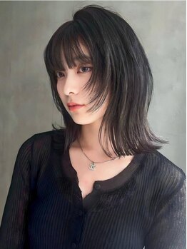 アグ ヘアー バラッド 岡山イオン前店(Agu hair ballad)の写真/前髪と顔周りの似合わせカットで小顔効果も◎