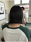 切りっぱなしボブ