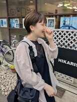 ヒカリス 東三国(HIKARIS) 笑顔溢れる/耳掛けショート/イノアカラー