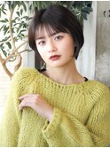 おろしバング/ショートボブ