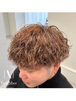 ネイバー 立川(Neighbor)&nbsp;周りと差がつく！茶髪メッシュパーマ！