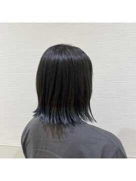 ケンジ 平塚 アネッタ(KENJE annetta) 裾カラー　アッシュ