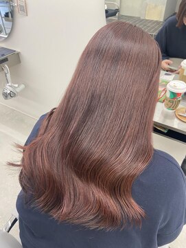 インク バイ アルテフィーチェ 甲子園口(ink by artefice) ピンクブラウンカラー＠20代/30代