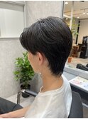 きれいめメンズヘア 韓国風 秦野
