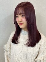 ソア 並木坂(Soa)&nbsp;カシスピンクカラー/艶カラー/髪質改善/Minori