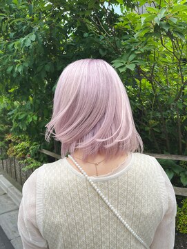 サクラ オモテサンドウ(SAKURA) ホワイトピンクラベンダー◎ブリーチ/髪質改善/ボブ/表参道