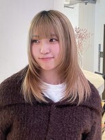 アルバム 池袋(ALBUM) ミディアム美髪顔周りレイヤーウルフレイヤー_ba540921