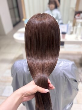 カシェ マエノヘタ(Cashe'e MAENOHETA) 春めくブリーチなしピンクベージュ