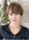ショートヘア/分け目なし/イメチェン/30代40代50代60代/表参道