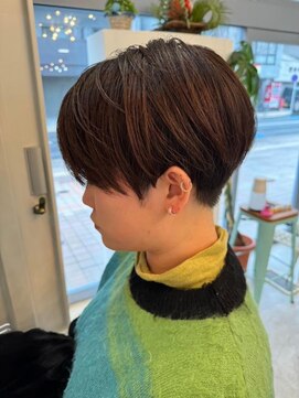 ロミー 本厚木(ROMMY.) 刈り上げマッシュショート☆刈り上げショート◎マロンベージュ☆