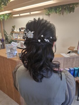 リサプラン(RISA plan) ゆるふわハーフアップ