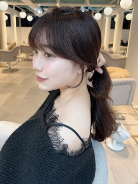 マインバイアフロートギンザ(MYNE by AFLOAT GINZA) 顔周りカット/おくれ毛