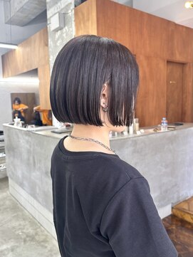 アペロ 柏(Apero) グレージュ/透明感カラー/イルミナカラー/ミニボブ/暗髪ボブ