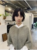 レイヤーボブ/ショート/ニュアンスパーマ/顔周りカット/20代30代