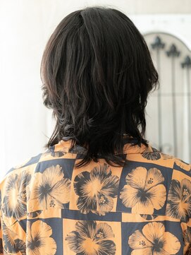 モッズヘア メン 仙台愛子駅前店(mod's hair men) 20代30代かき上げワイルドカルマパーマメンズショートa仙台愛子