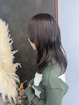 ガルボヘアー 桟橋店(garbo hair) 秋オススメラベンダーグレージュ 艶カラーでお洒落に