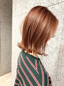 ビームズ トータルビューティー 西中島店(Bee ms Total Beauty) 小顔見せショートベージュカラーブリーチしない透明感カラー