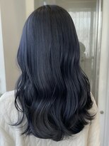 バイオレット 栄店(Violet) ブリーチネイビーブルーダブルカラーシルバーブルーハイトーン栄