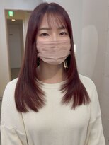 ロア 四条河原町店(LoRE)&nbsp;《LoRE》レイヤーカット/ピンクラベンダー/暖色カラー/髪質改善