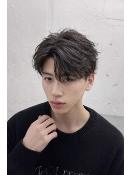 メンズ ラピス(Men's Lapis) 【メンズ 渋谷 フェザーパーマ】フェザーカット メンズサロン