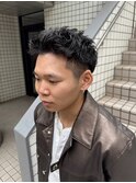 【清潔感】セット簡単メンズショートパーマ/直毛改善/朝ラク