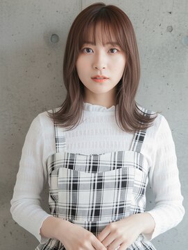 ニューヨークニューヨーク 寝屋川店(NYNY) 切りっぱなしボブ/ミルクティーベージュ/透明感カラー/レイヤー