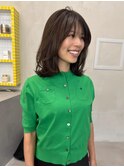 動きと柔らかさを両立した大人ミディアム