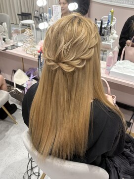 リアン 八幡筋店(lien) ハーフアップ