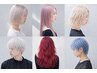 【ケアブリーチ使用/ホワイト系】調整カット＋トリプルカラー＋ウォーターTR