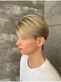 MEN’S/リバースセンターパート/ニュアンスパーマ/新宿