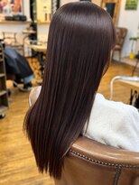 ワン エイティー ディグリース 恵比寿(180°One Eighty Degrees.)&nbsp;夜までサラサラストレートヘアが続く！縮毛矯正！