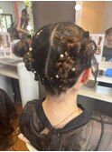変形ツイン【新横浜/ヘアセット/着付け/ヘアメイク】