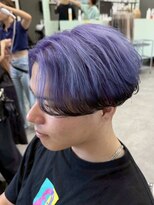 ヘアー アンド ビューティー ザ エフ 西尾店(Hair Beauty the F)&nbsp;メンズブリーチ　ラベンダー