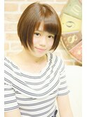 【メイズ東中野・鍛原志行】ナチュラル前下がりショートボブ