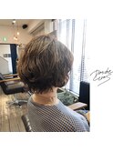 新潟×ショートパーマ×クリープパーマ×春パーマ