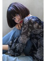 ブラン 梅田(Blanc)&nbsp;【Blanc/梅田】暖色系カラー/艶カラー/ボブerk112