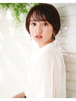 ヘアーサロンデフォーエバールークス(hairsalon de Forever Lux)&nbsp;大人可愛い20代30代40代小顔ワンサイドショートボブ丸み前下がり