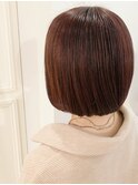 【 LEMO 】《高橋舞》 ぱつっとボブ ボルドーレッド