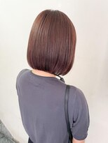 キャンバス バイ ネオリーブ 横浜西口(Canvas by neo.)&nbsp;大人可愛い丸みボブ　20代30代40代　グレージュ