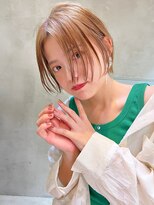 メーヴェ(Mowen) mowen 南堀江 ショート×ウォームブラウン×酸熱トリートメント