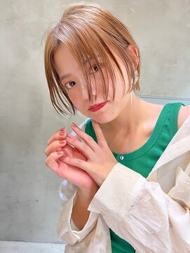 メーヴェ(Mowen) mowen 南堀江 ショート×ウォームブラウン×酸熱トリートメント