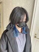 ヘアスタジオ アルス 御池店(hair Studio A.R.S)&nbsp;ウルフ×インナーブルー