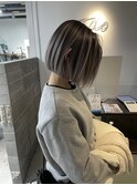 ボブとバレイヤージュ