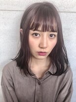 ヘアアーアンドメイク ビス くりえいと店(hair&make Bis) グレーラベンダー