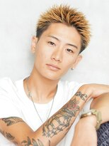 にもう&nbsp;スパイキーショート　テーパーフェード