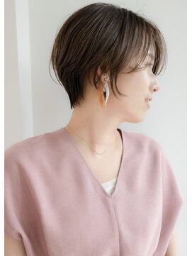 マスタード(MASTARD) 大人ショートボブ×ダークグレージュ